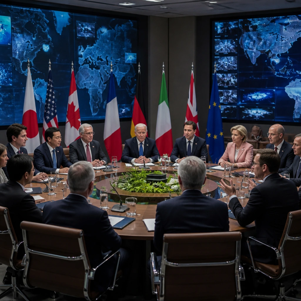 G7 signalas AI rinkai: technologijų vadovai jau sėdi prie geopolitikos stalo